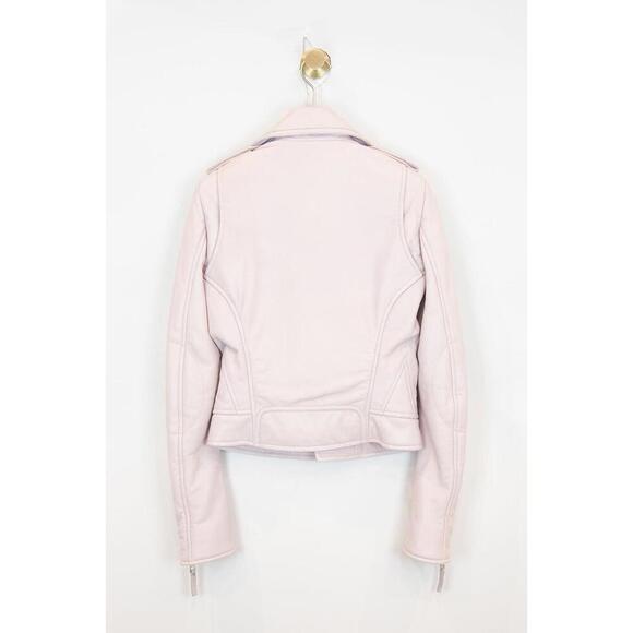 Balenciaga Light Pink Double Collared Half Zip Jacket Lamb - Picture 2 of 2